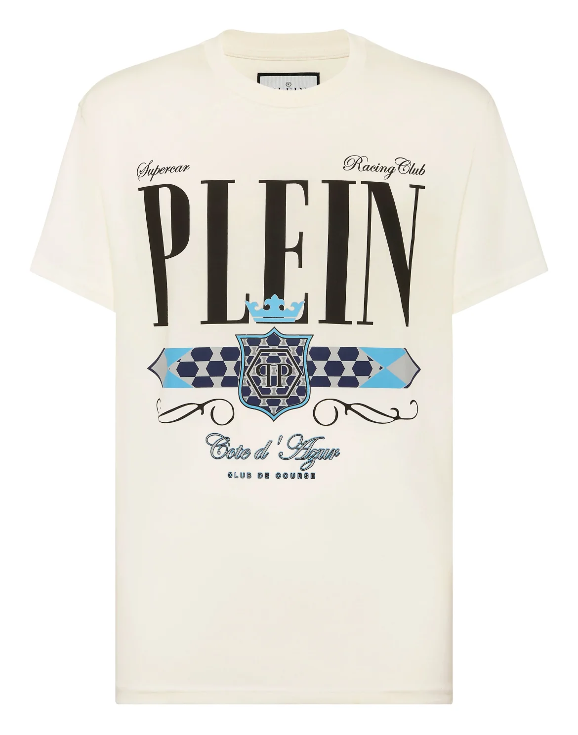 T-shirt Round Neck SS Plein Stemma, цвет: Бежевый