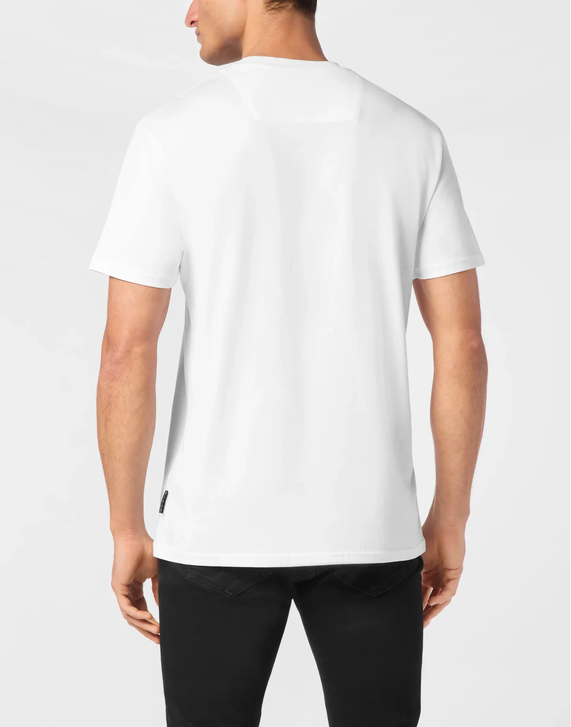 T-shirt Round Neck SS Bling Strass, цвет: Белый