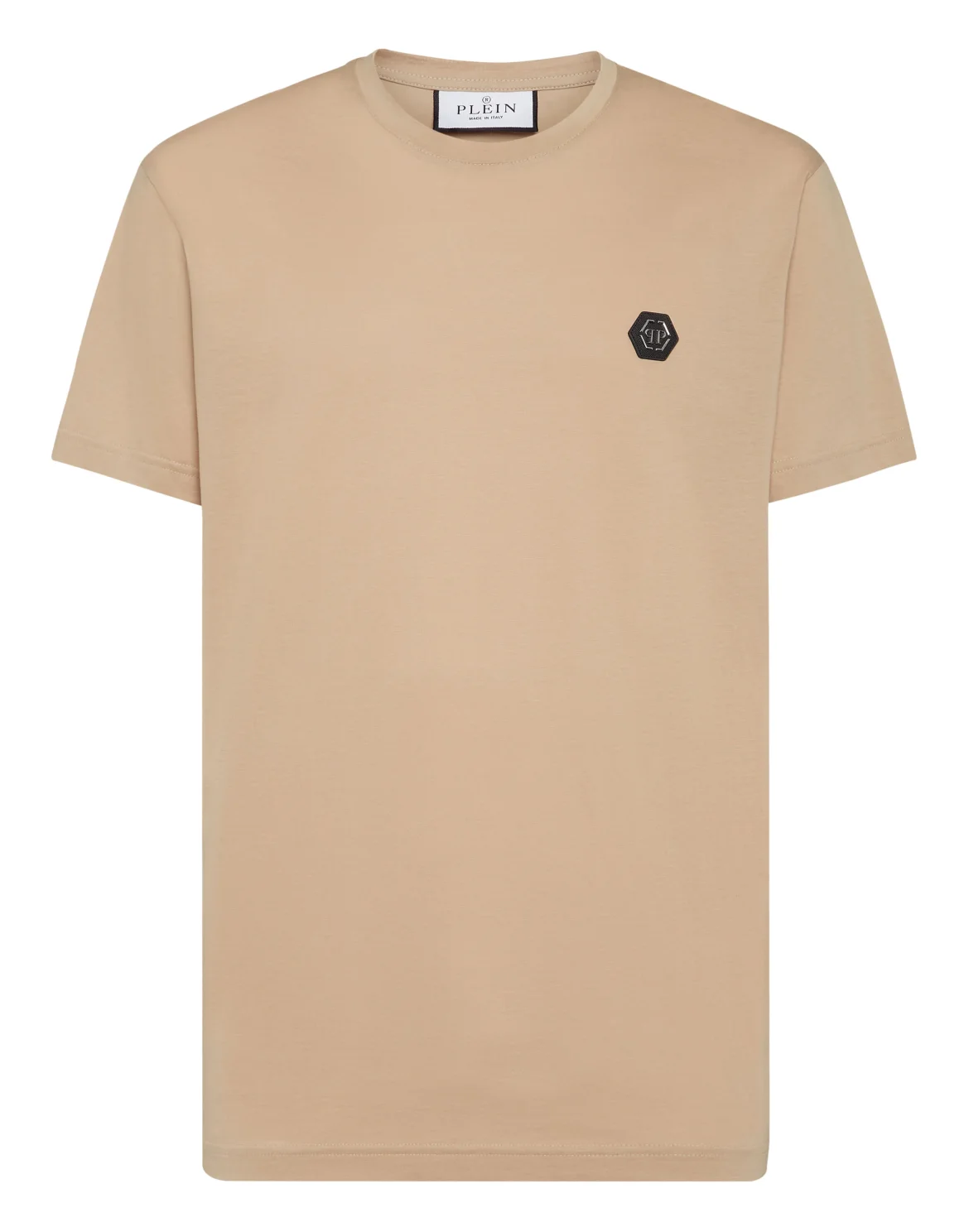 T-Shirt Round Neck Basic, цвет: Бежевый
