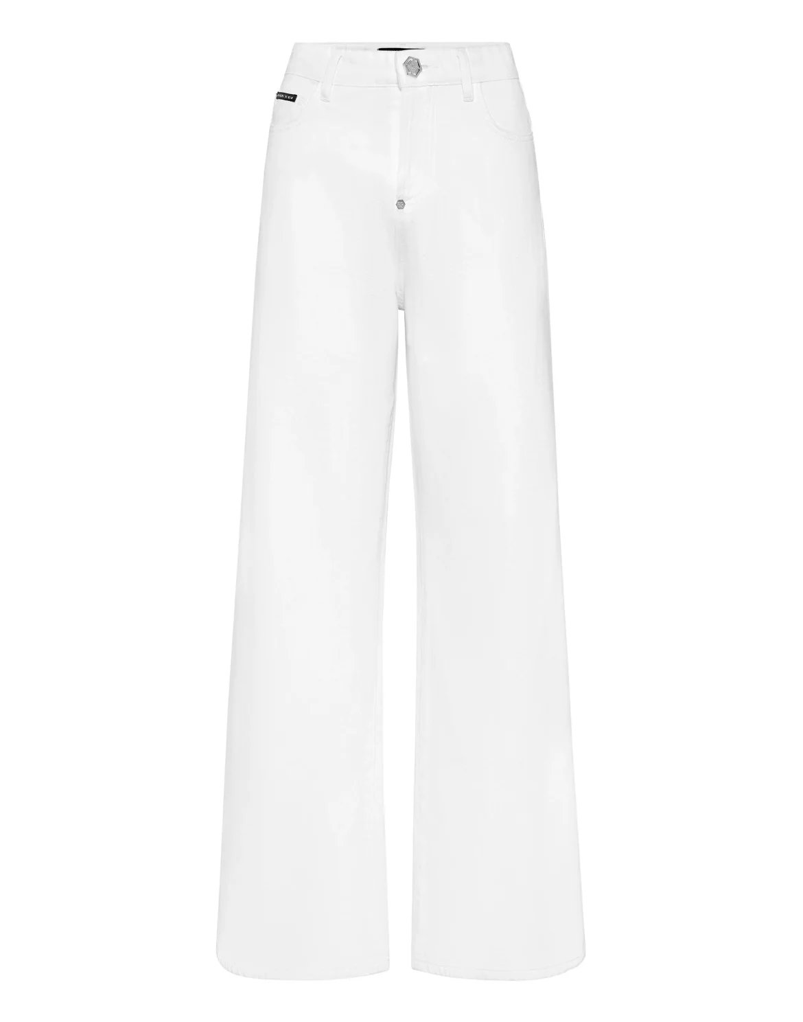 Denim Trousers Skater Fit Logo, цвет: Белый