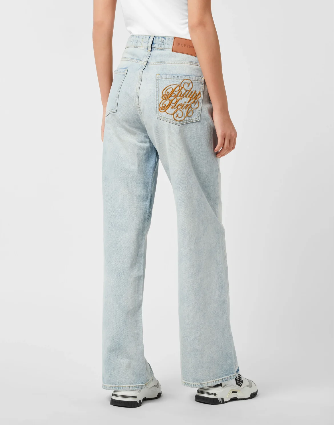 Denim Trousers Skater Fit Logo, цвет: Голубой