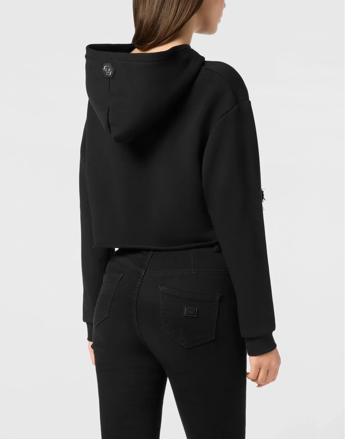 Hoodie sweatshirt Strass, цвет: Черный