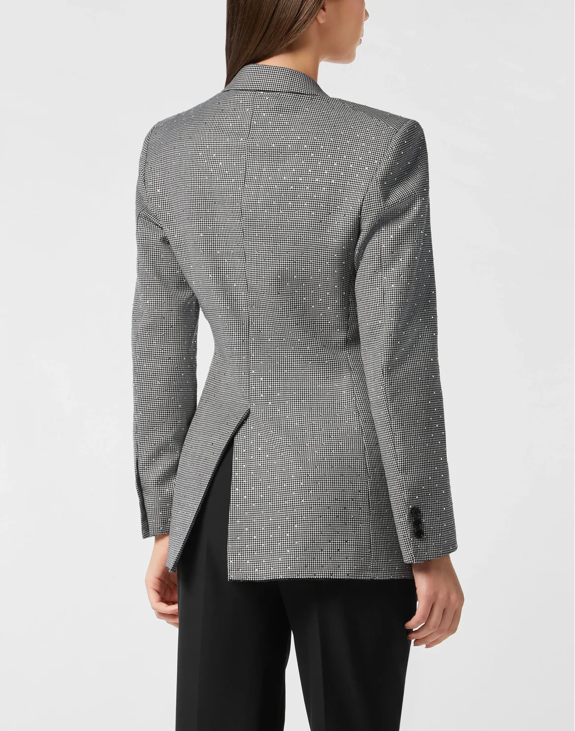 Blazer Regular Gold Fit Pied de Poule, цвет: Черный