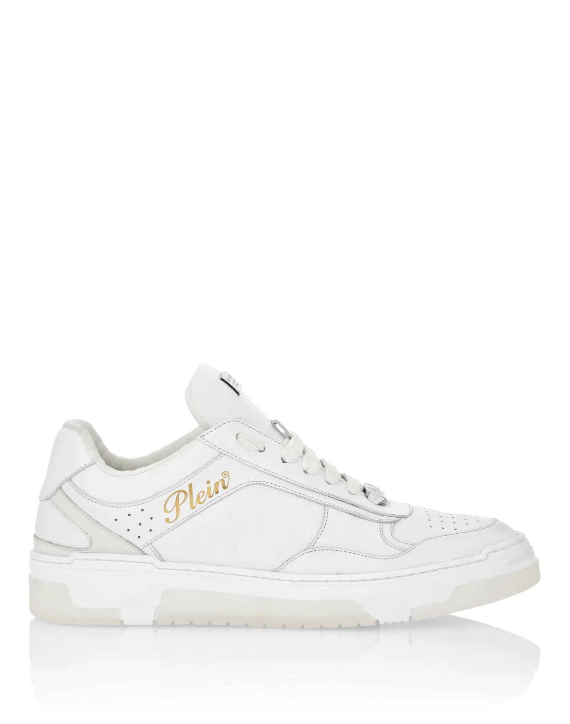 Low-Top Sneakers Nappa Suede, цвет: Белый