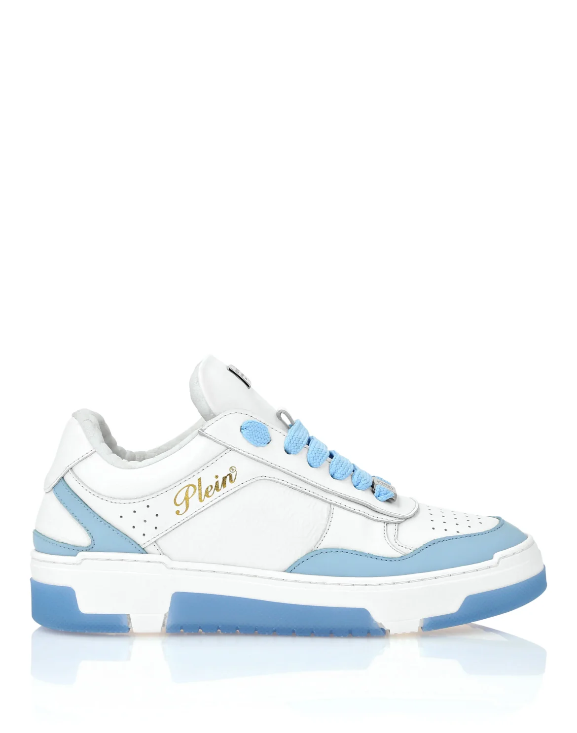Low-Top Sneakers Nappa Suede, цвет: Голубой