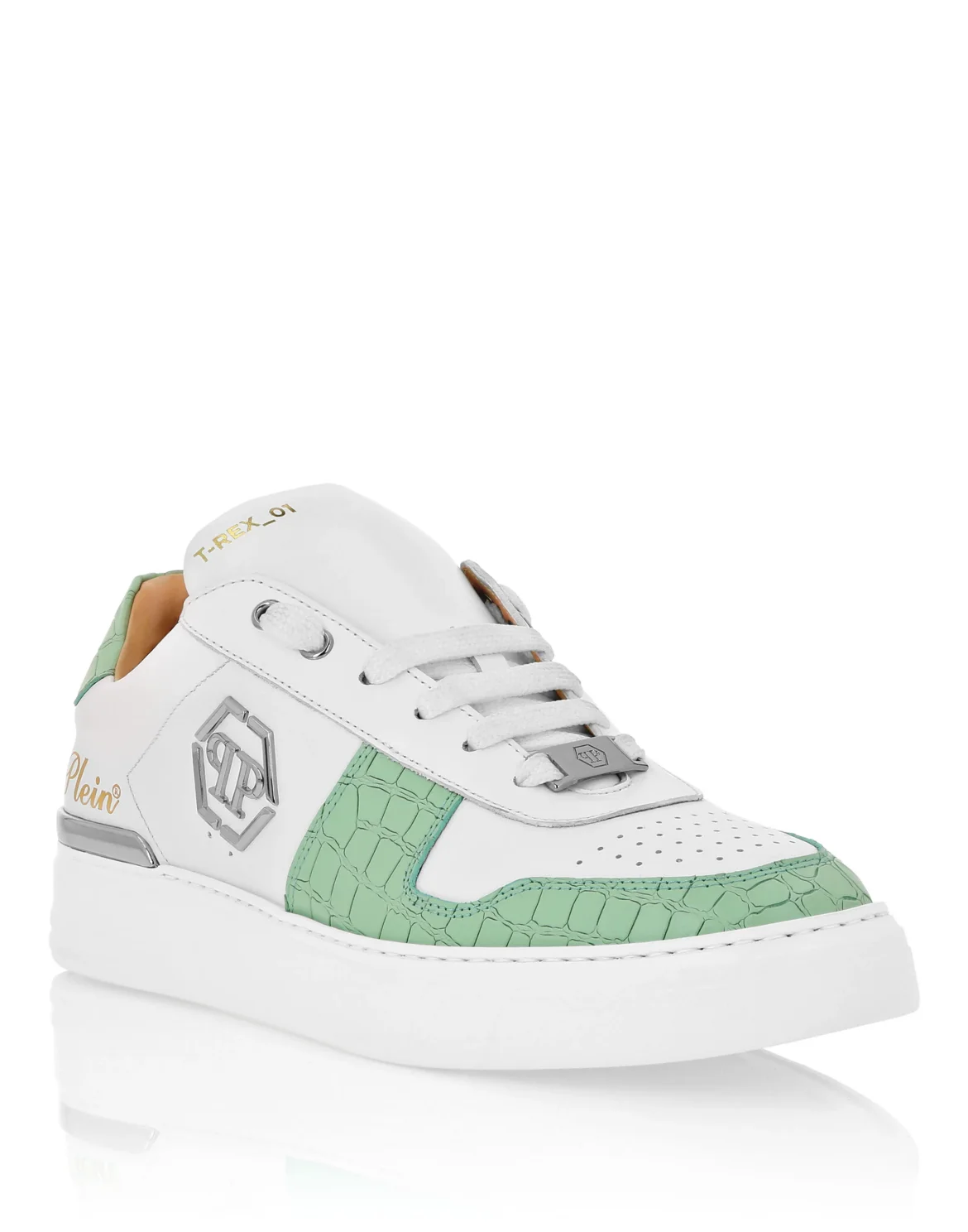 Low-Top Sneakers, цвет: Зеленый