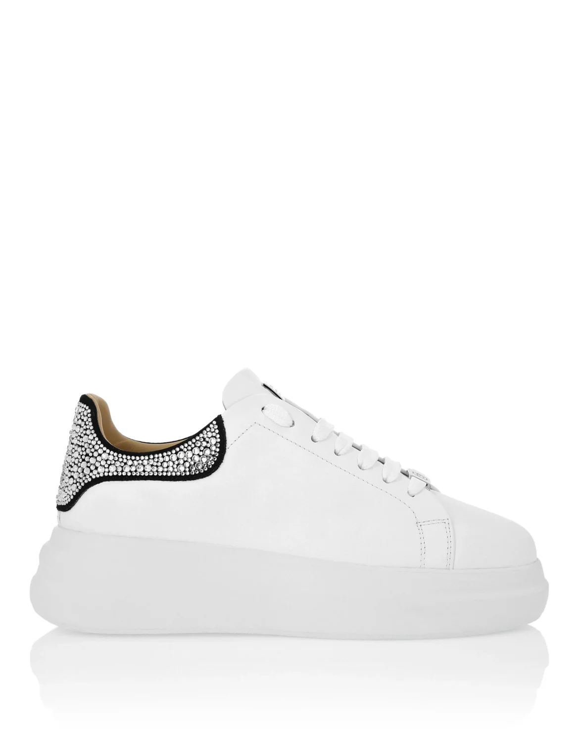 Low Top Sneakers Monogram Strass, цвет: Белый