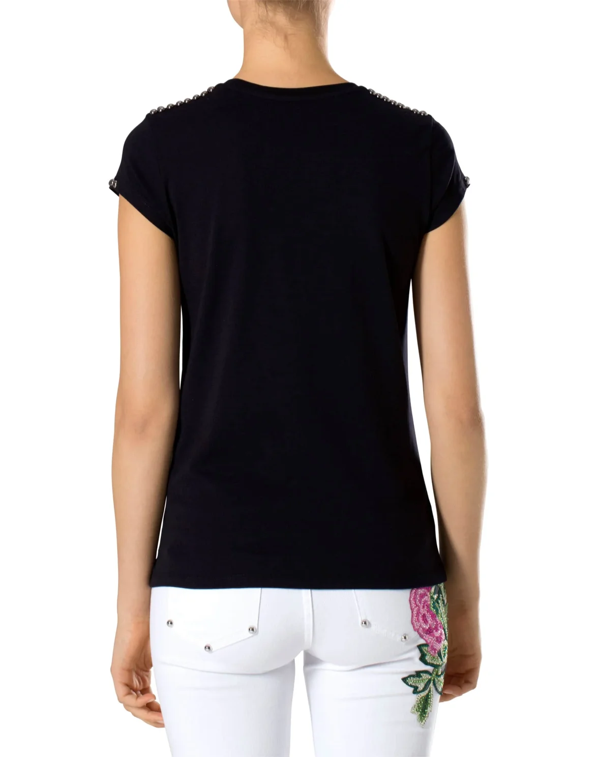 T-shirt Round Neck SS "Rule the world", цвет: Черный