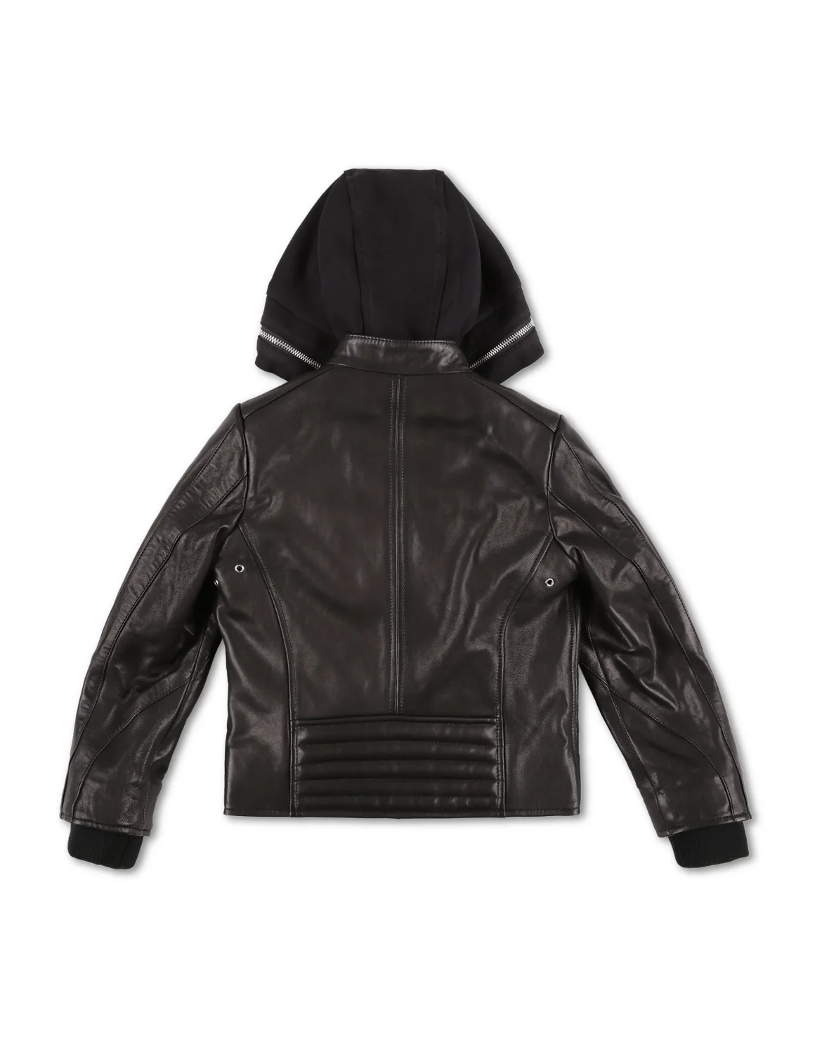 Leather Bomber Statement, цвет: Черный