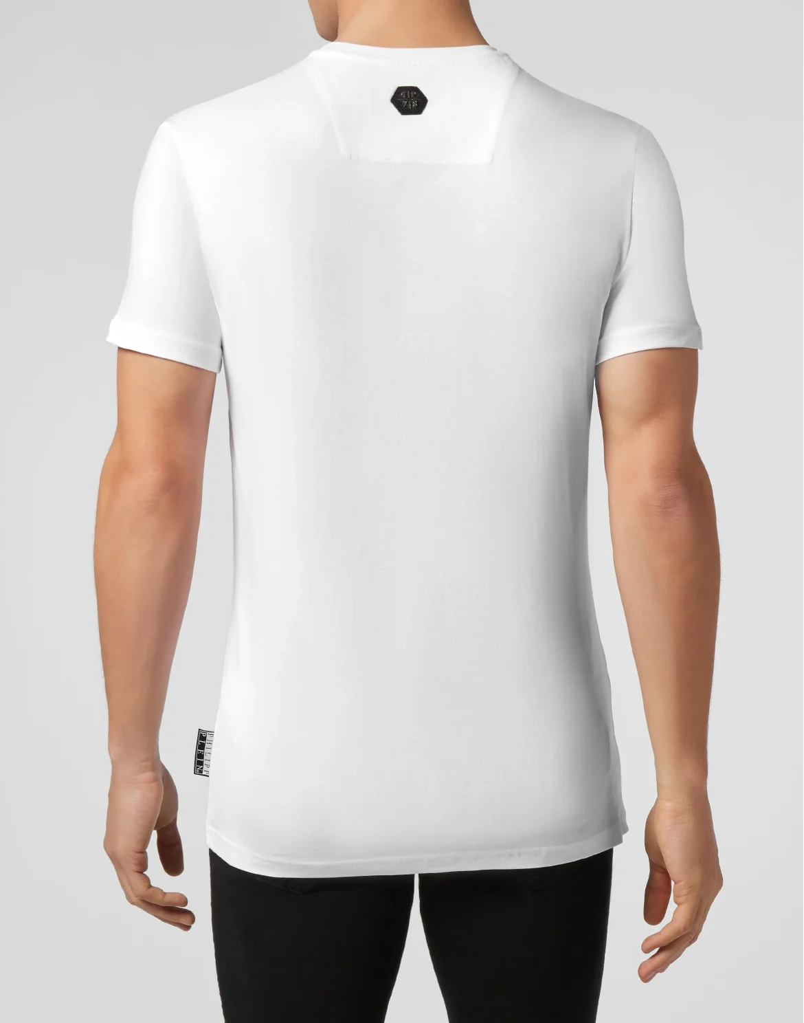 T-shirt Round Neck SS Hexagon tiger, цвет: Белый