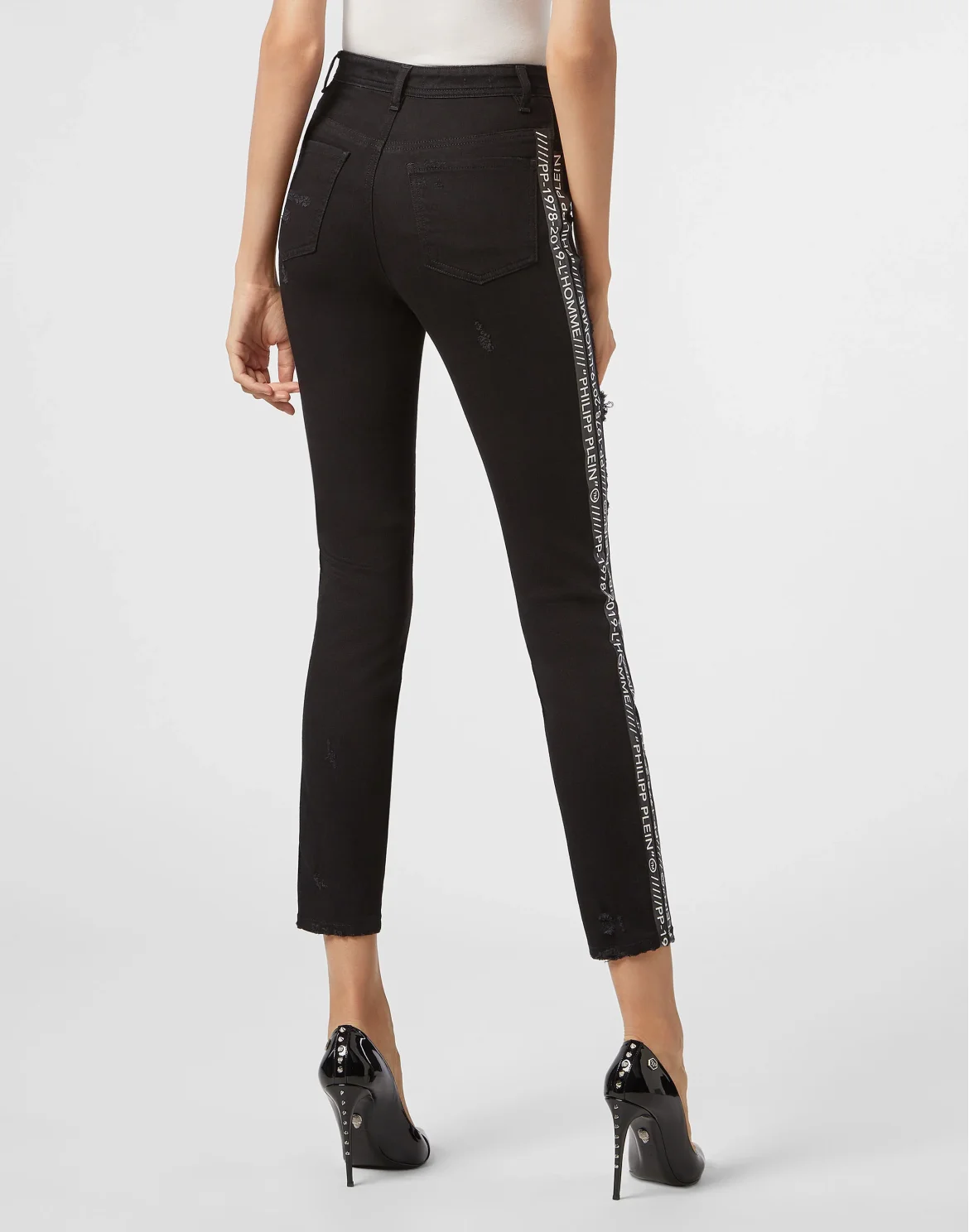 Miss High Waist Jegging Stripes, цвет: Черный