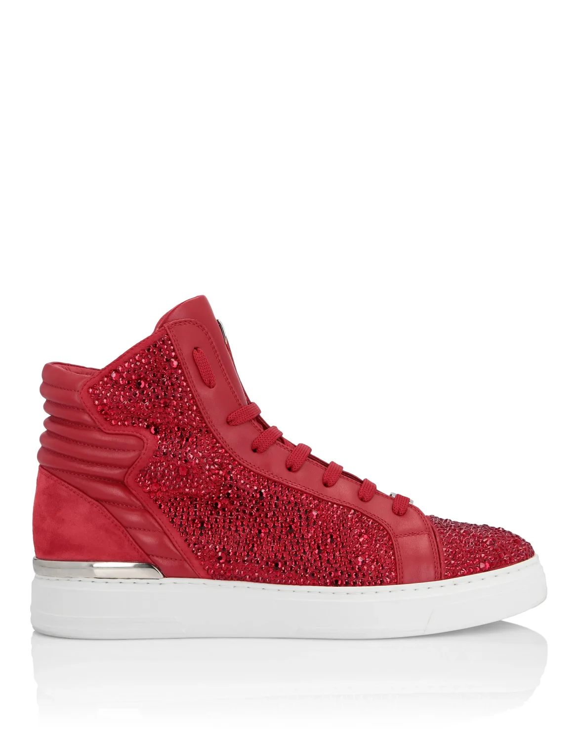 Hi-Top Sneakers Crystal, цвет: Красный