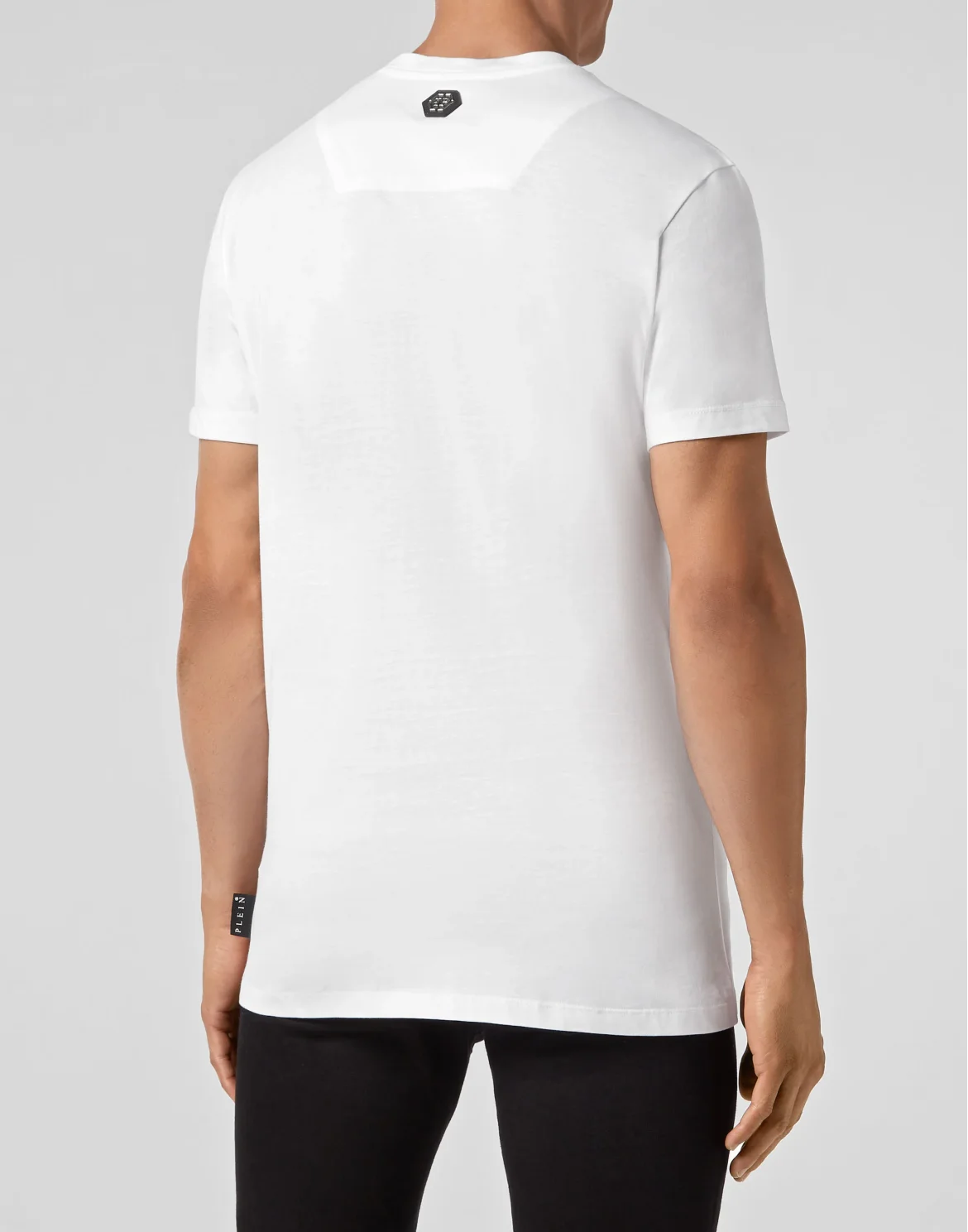 T-shirt Round Neck SS Skull strass, цвет: Белый