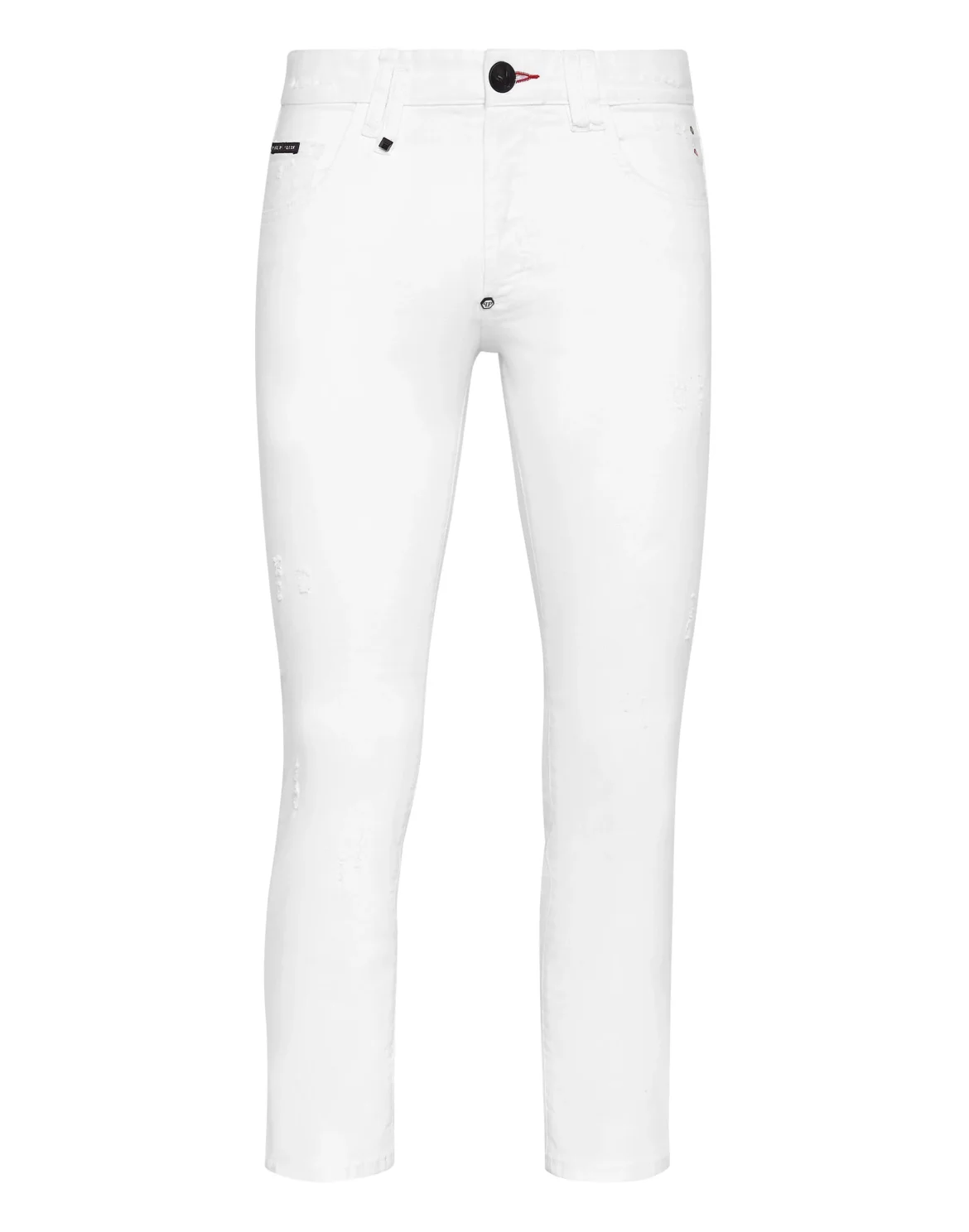 Denim Trousers Straight Cut, цвет: Белый