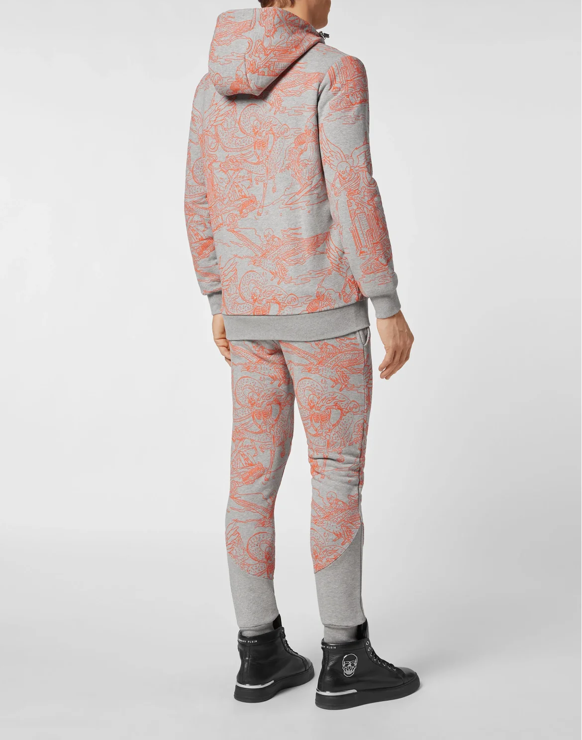 Tracksuit Top/Trousers Embroidered, цвет: Серый