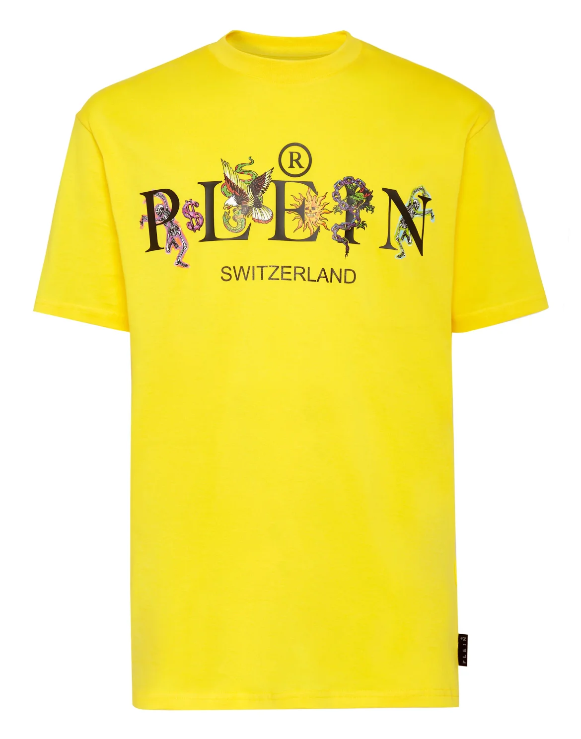 Jersey T-shirt Round Neck SS Tattoo, цвет: Желтый