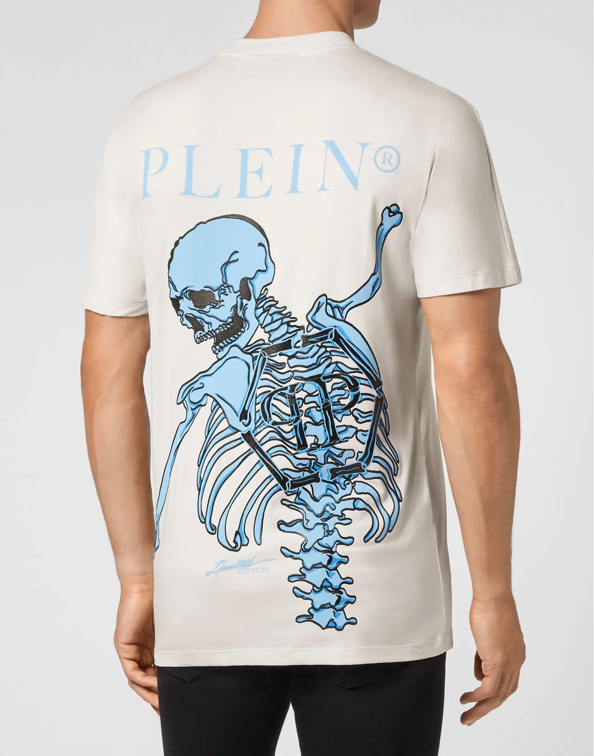 Jersey T-shirt Round Neck SS Skeleton, цвет: Бежевый
