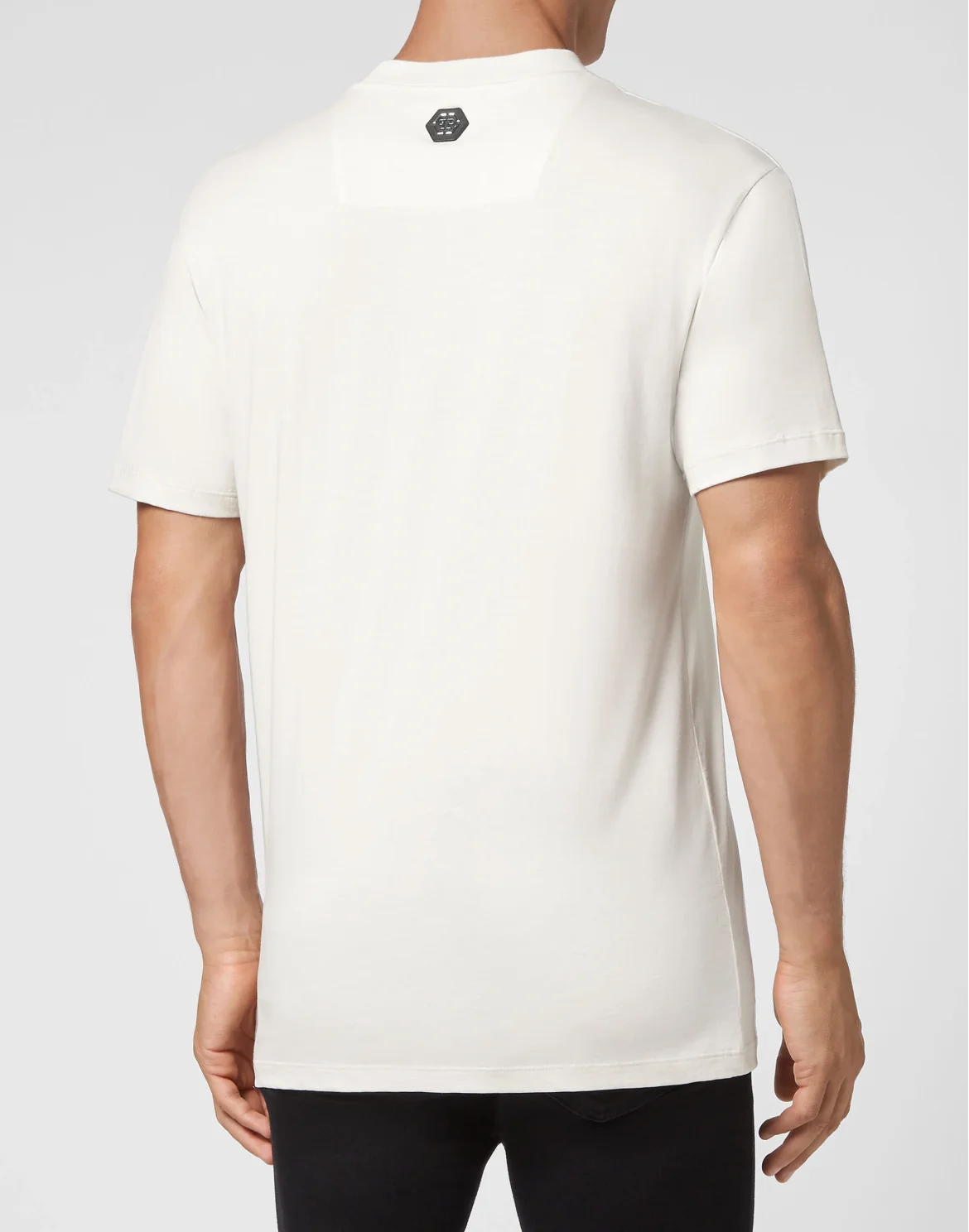 Jersey T-shirt Round Neck SS Skeleton, цвет: Бежевый