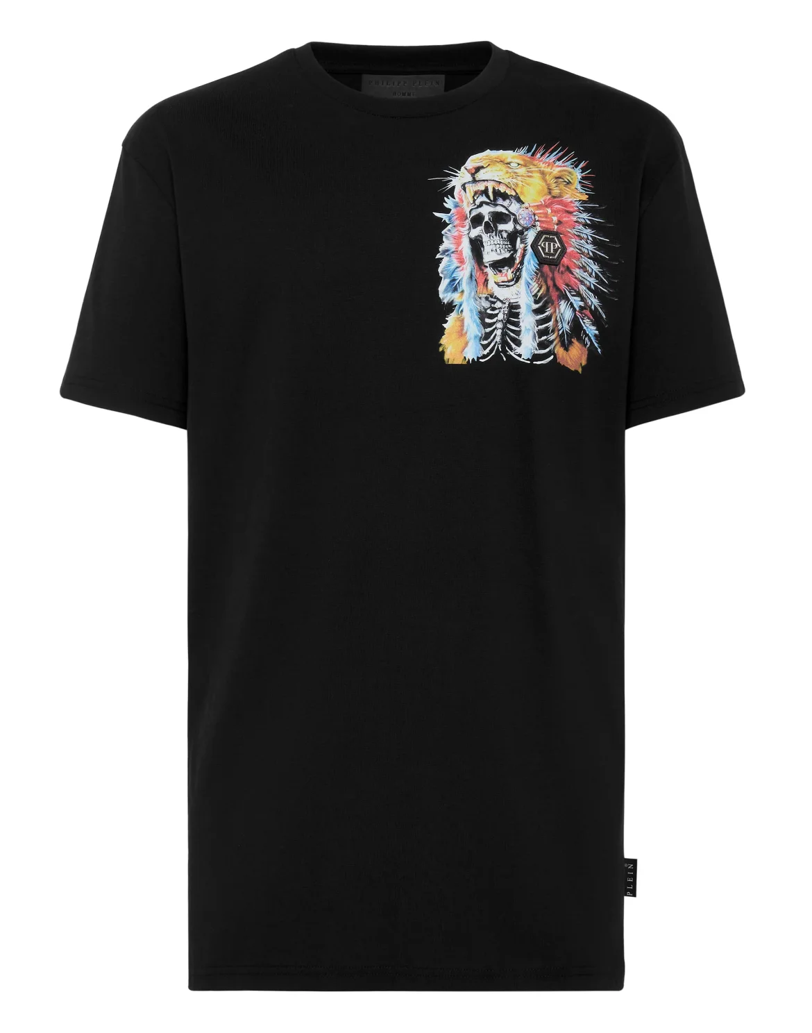 T-shirt Round Neck SS stones Navajo, цвет: Черный
