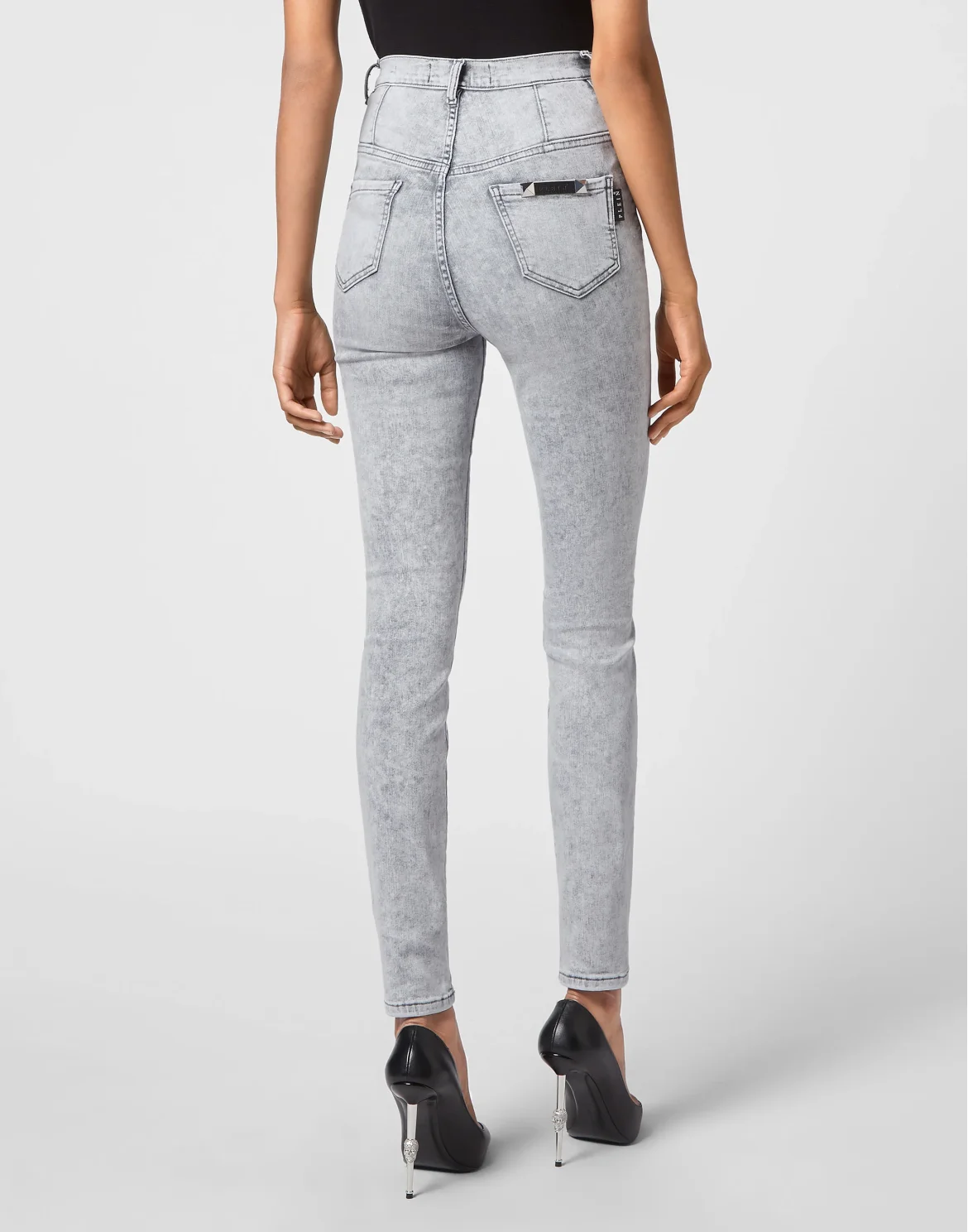 Super High Waist Jegging, цвет: Серый