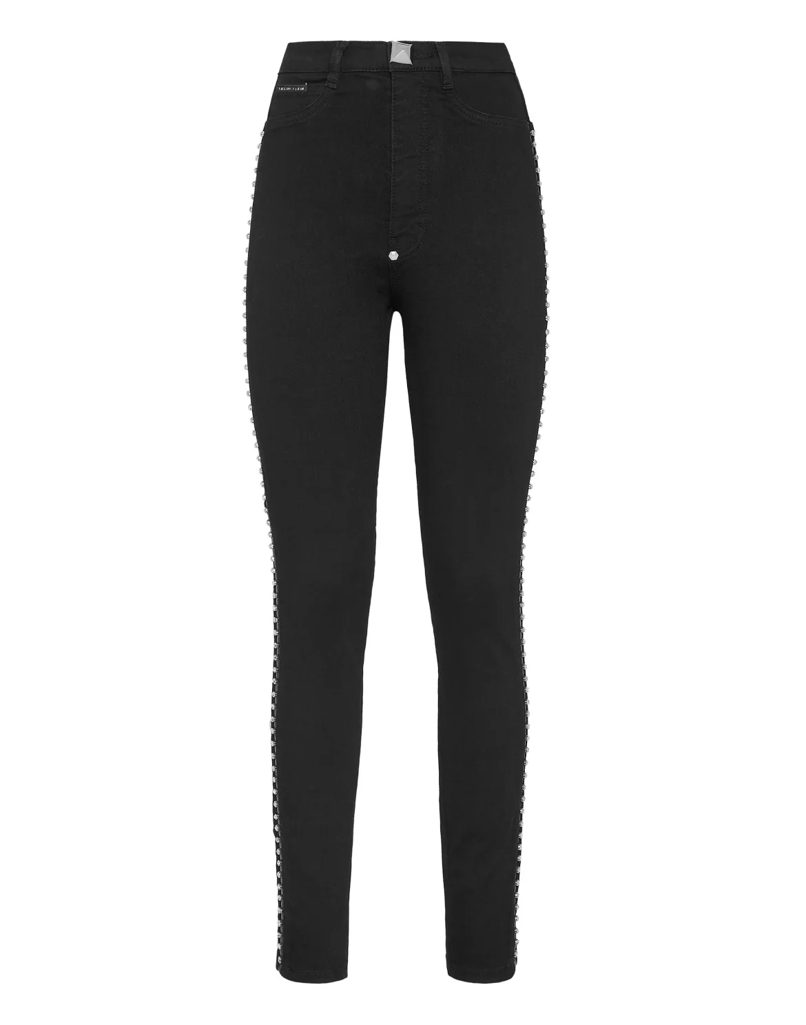 Denim Super High Waist Jegging Stones, цвет: Черный