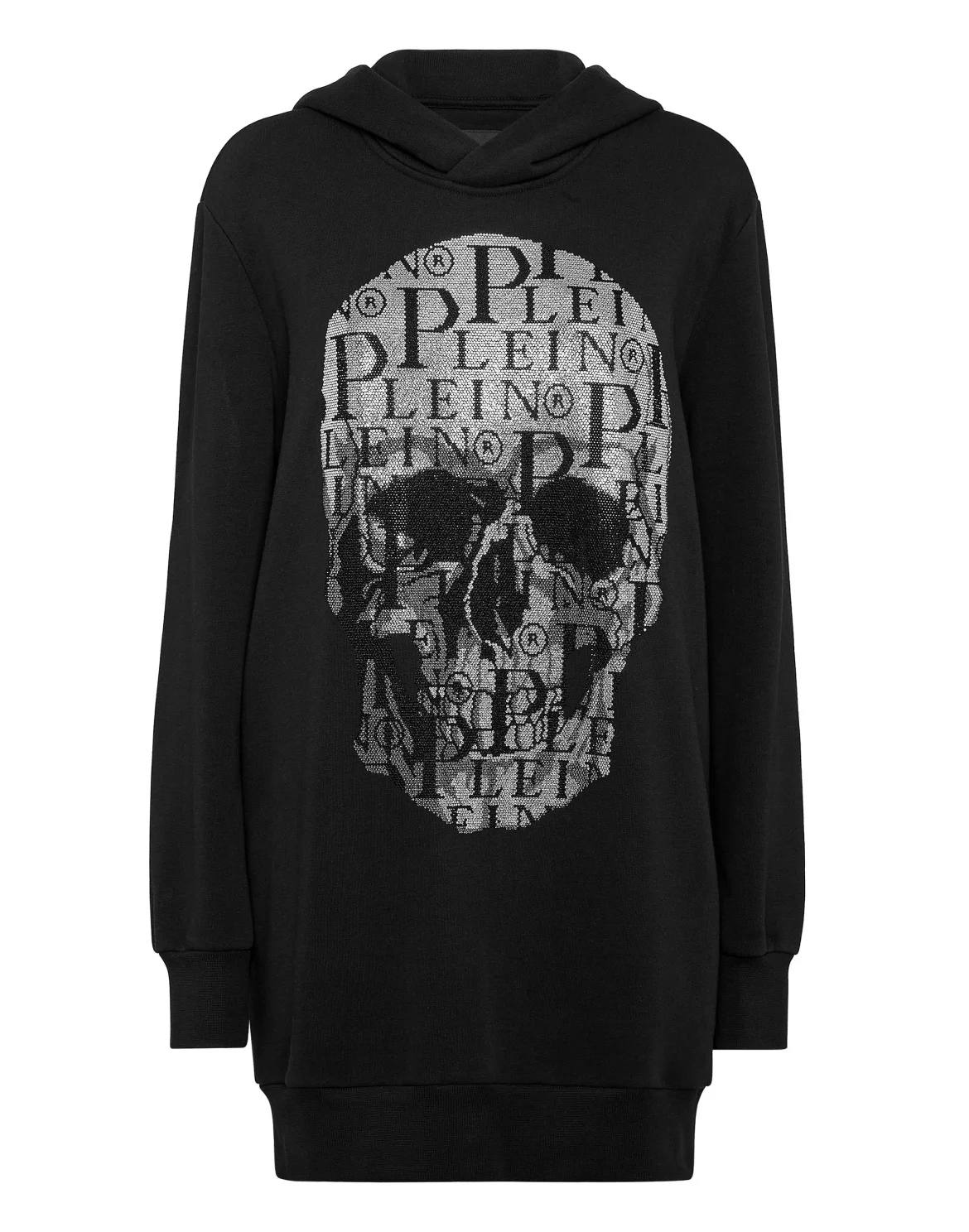 Hoodie Jogging Dress Skull, цвет: Черный