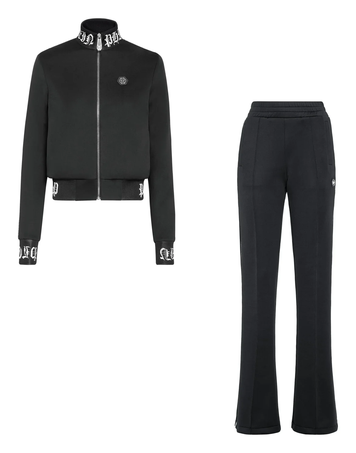 Top/Trousers Tracksuit Gothic Plein, цвет: Черный