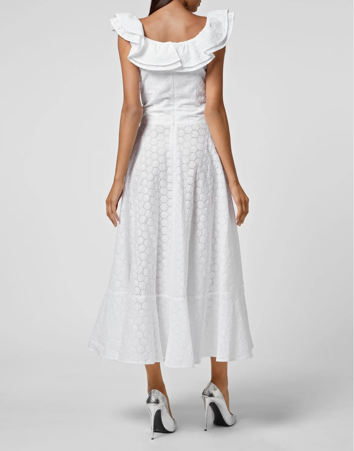 Sangallo Long Dress Lace, цвет: Белый