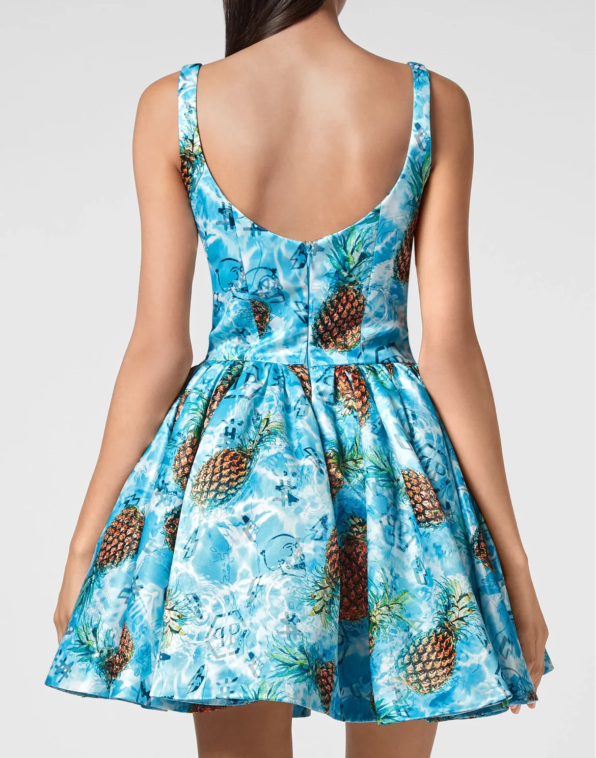 Duchesse Short Dress Pineapple Skies, цвет: Мультиколор