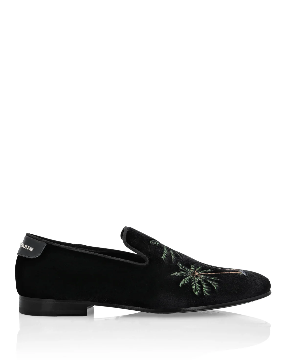 Velvet Loafers Palms, цвет: Черный
