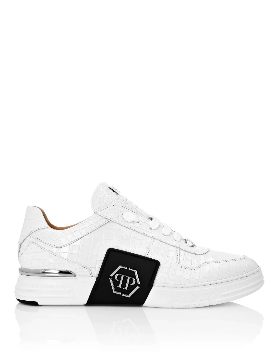 LO-TOP SNEAKERS PHANTOM KICK$ Crocco PRINT Platinum HEXAGON, цвет: Белый