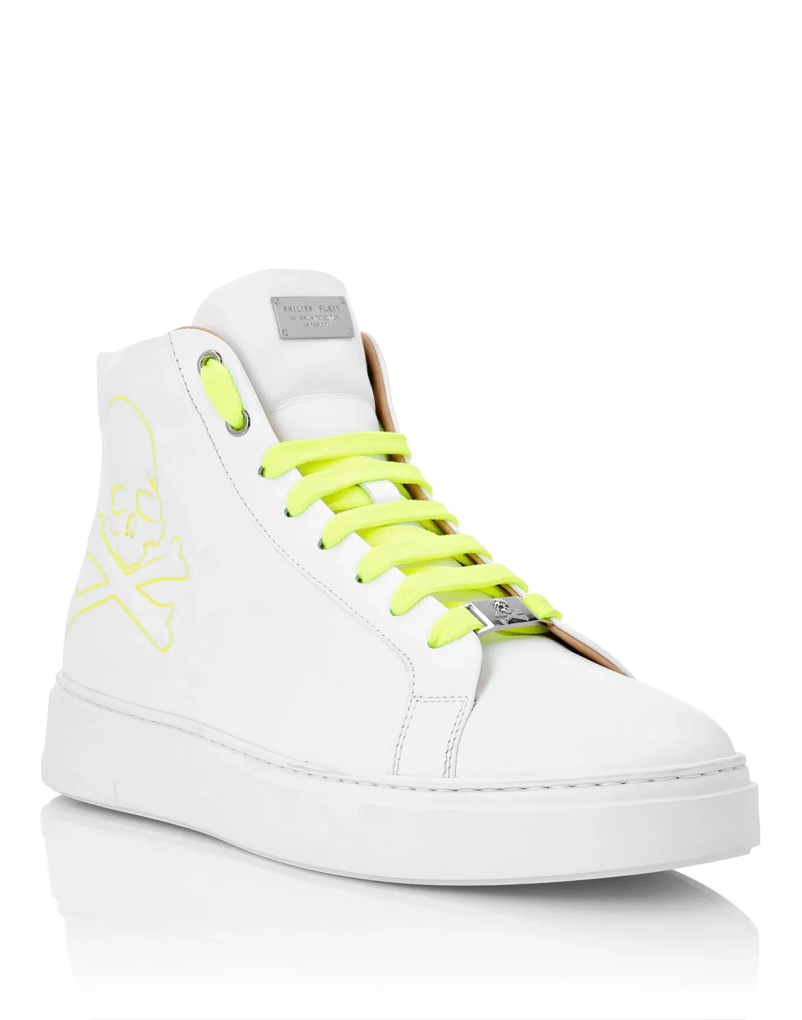 Hi-Top Sneakers Skull, цвет: Белый