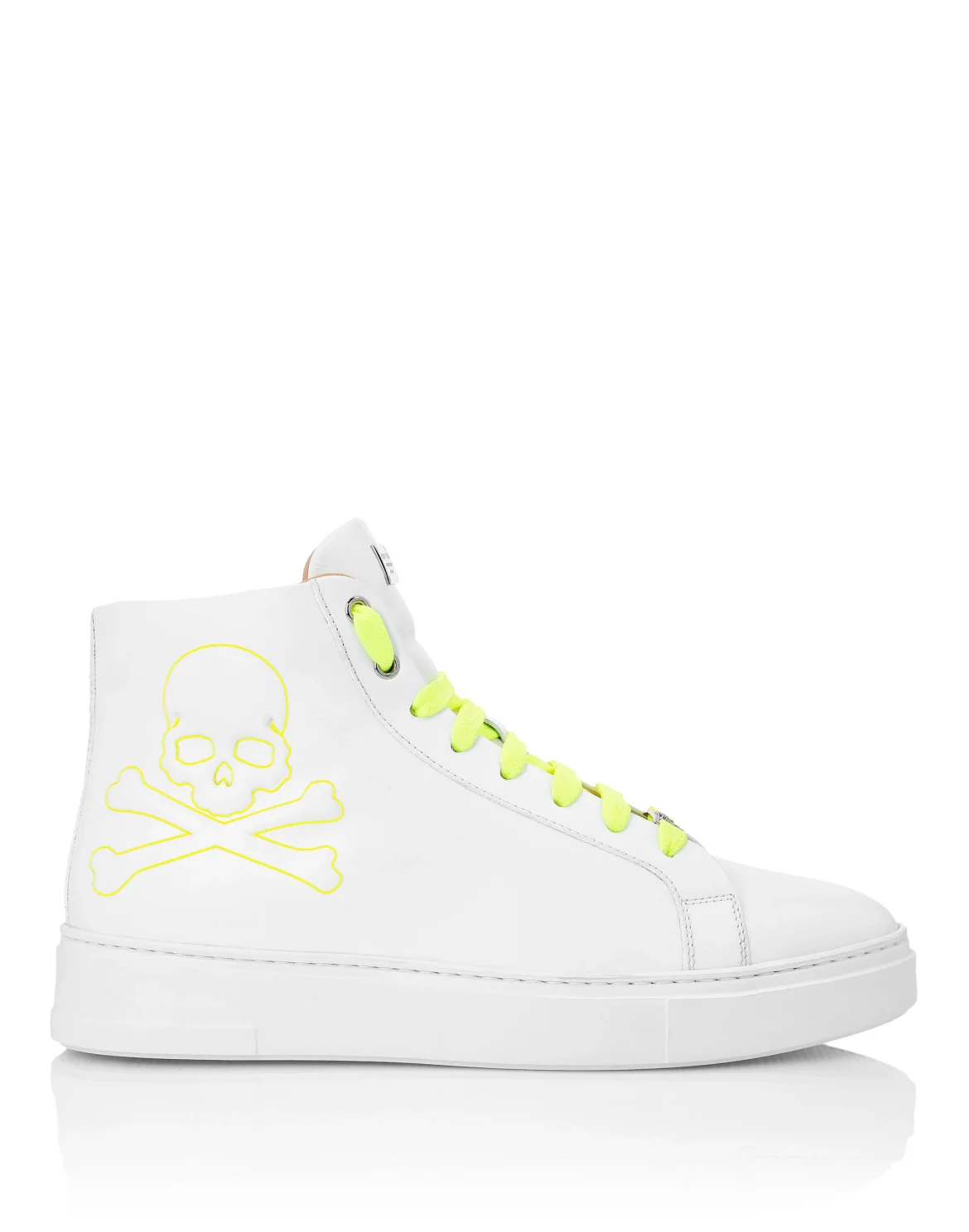 Hi-Top Sneakers Skull, цвет: Белый