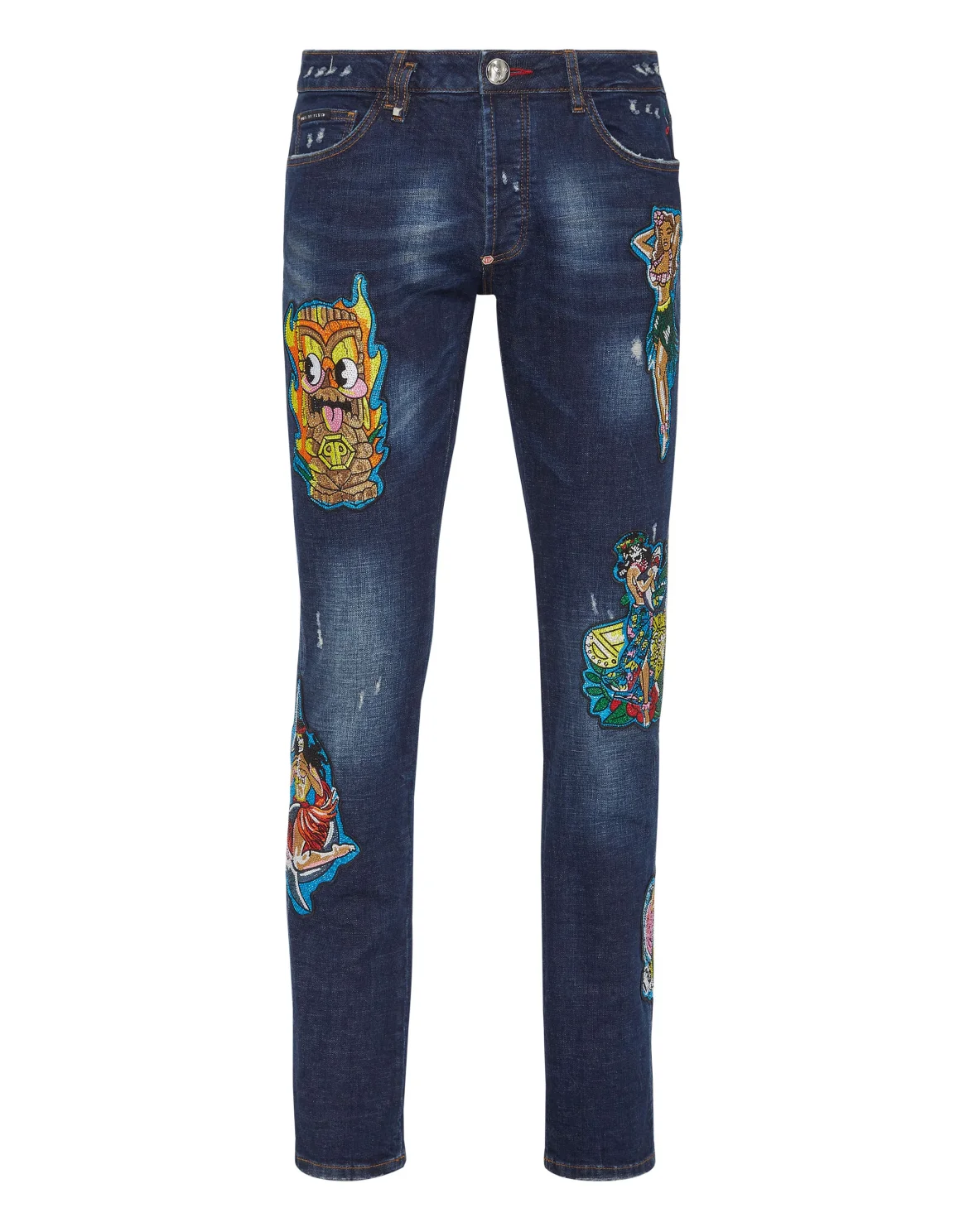 Denim Trousers Super Straight Cut Hawaii, цвет: Синий
