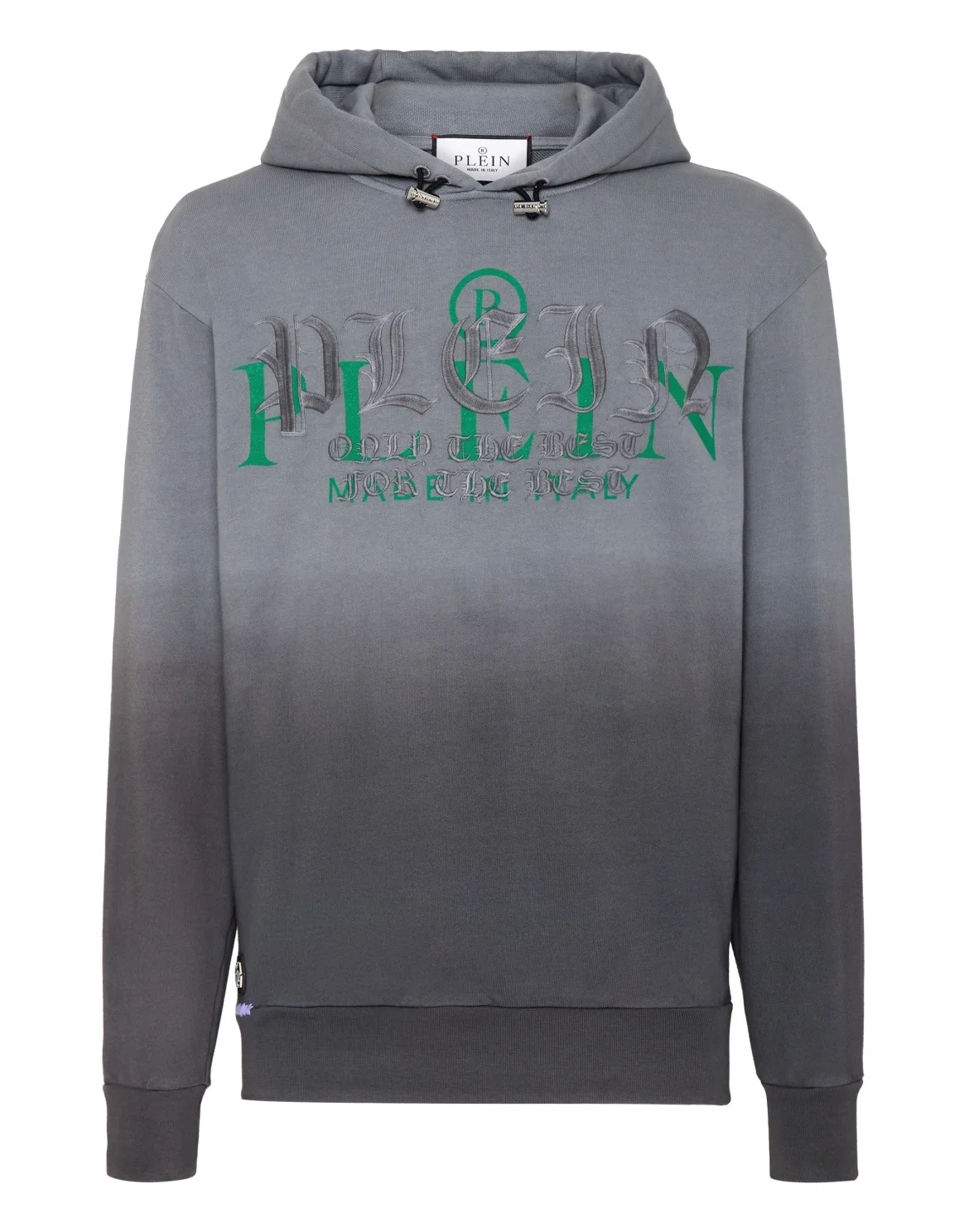 Hand Painted Hoodie Sweatshirt Gothic Plein, цвет: Черный