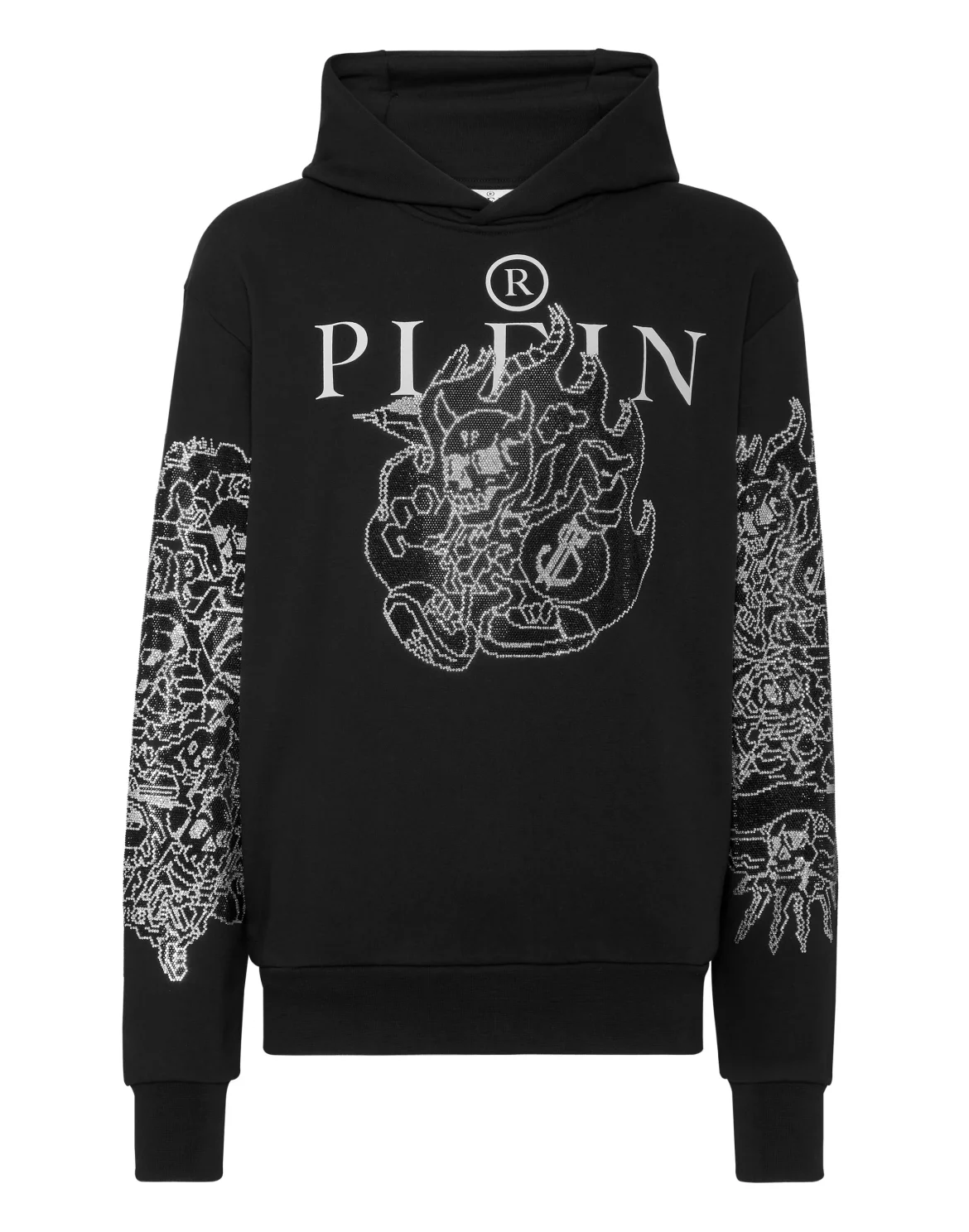Hoodie sweatshirt Skully Gang, цвет: Черный