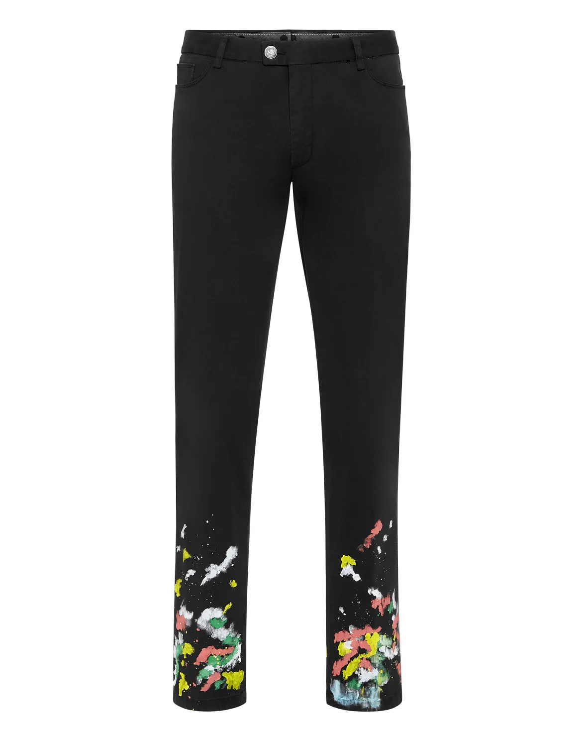Chinos Trousers Dripping, цвет: Черный