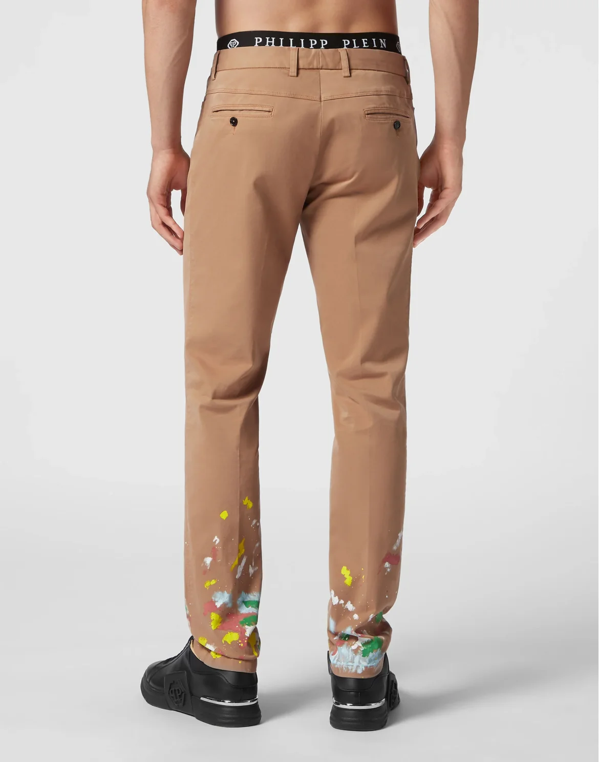 Chinos Trousers Dripping, цвет: Бежевый