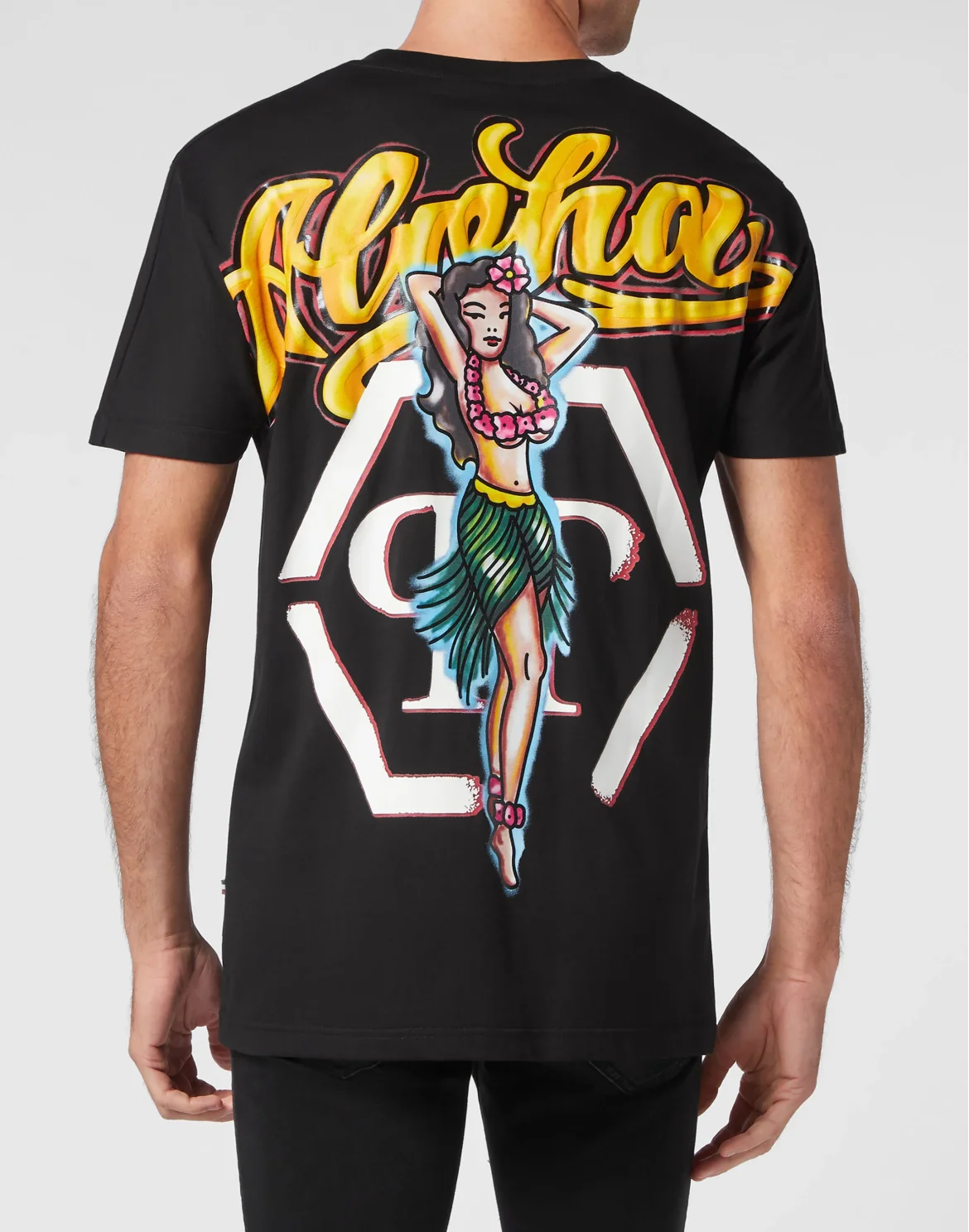 T-shirt Round Neck SS Hawaii, цвет: Черный