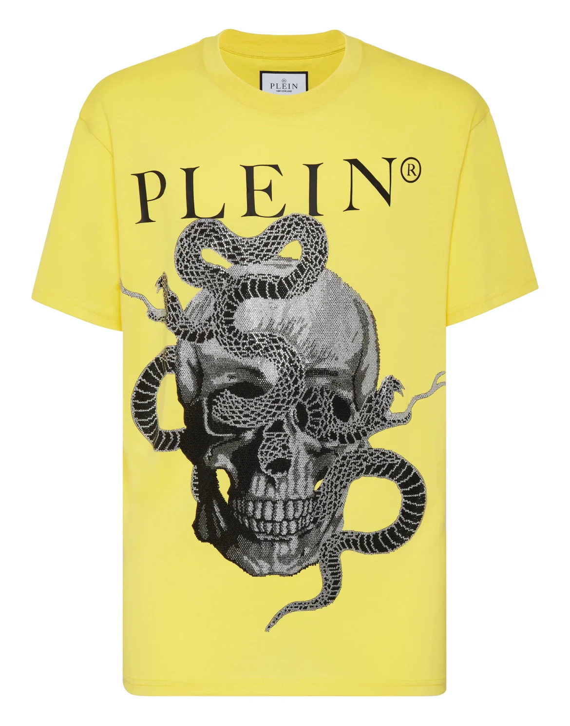 T-shirt Round Neck SS Snake, цвет: Желтый