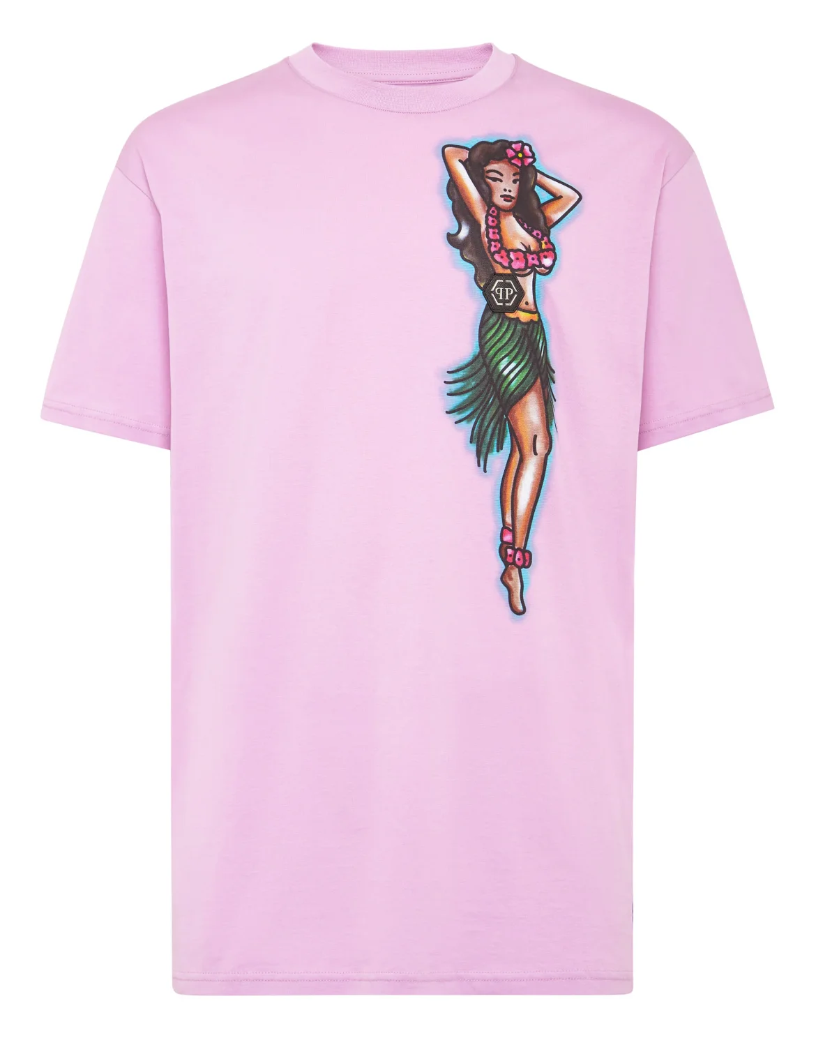 T-shirt Round Neck SS Hawaii, цвет: Розовый