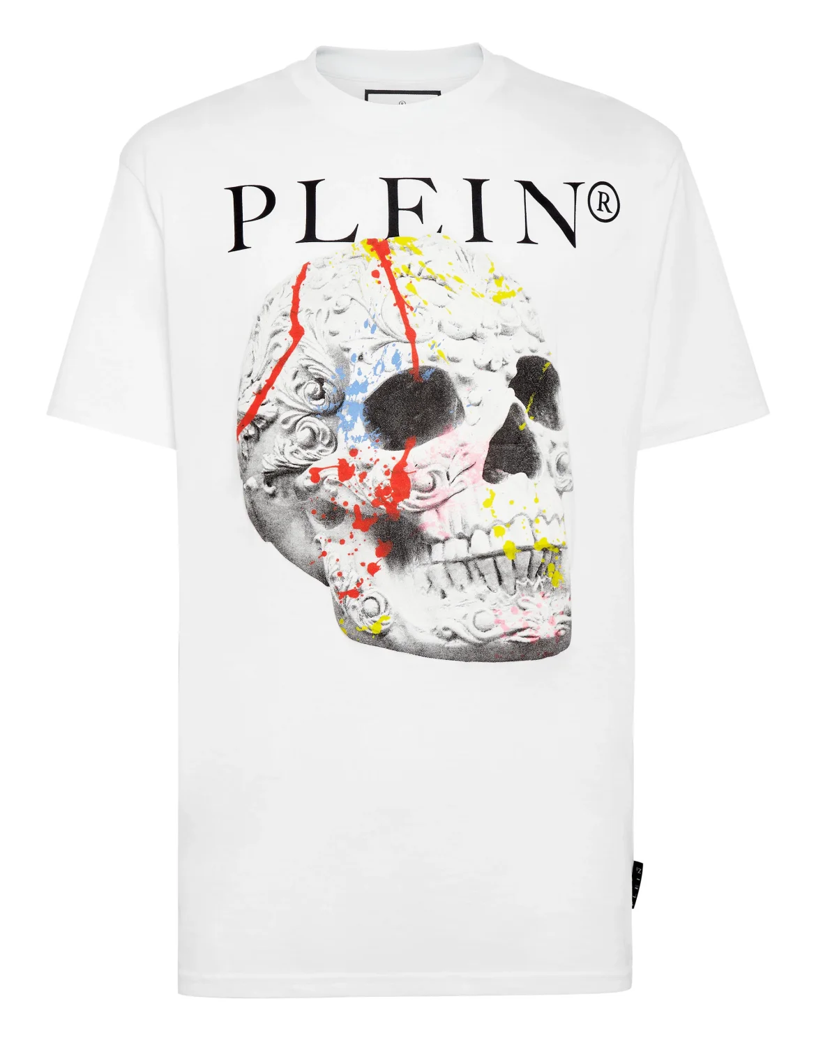 T-shirt Round Neck SS Skull, цвет: Белый