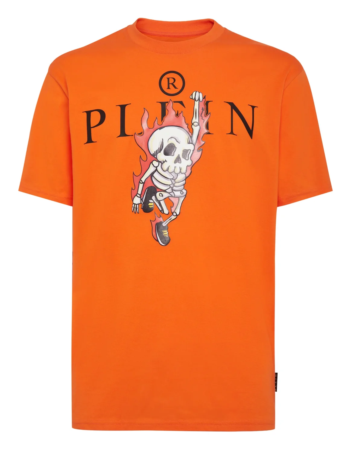 T-shirt Round Neck SS Skully Gang, цвет: Оранжевый
