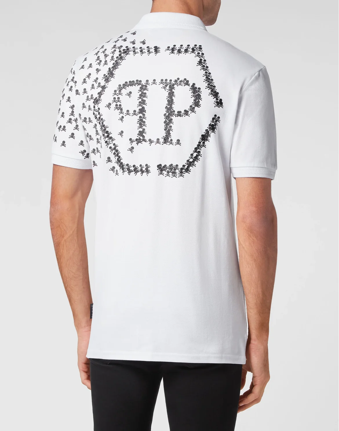 Slim Fit Polo shirt SS Skull&Bones, цвет: Белый