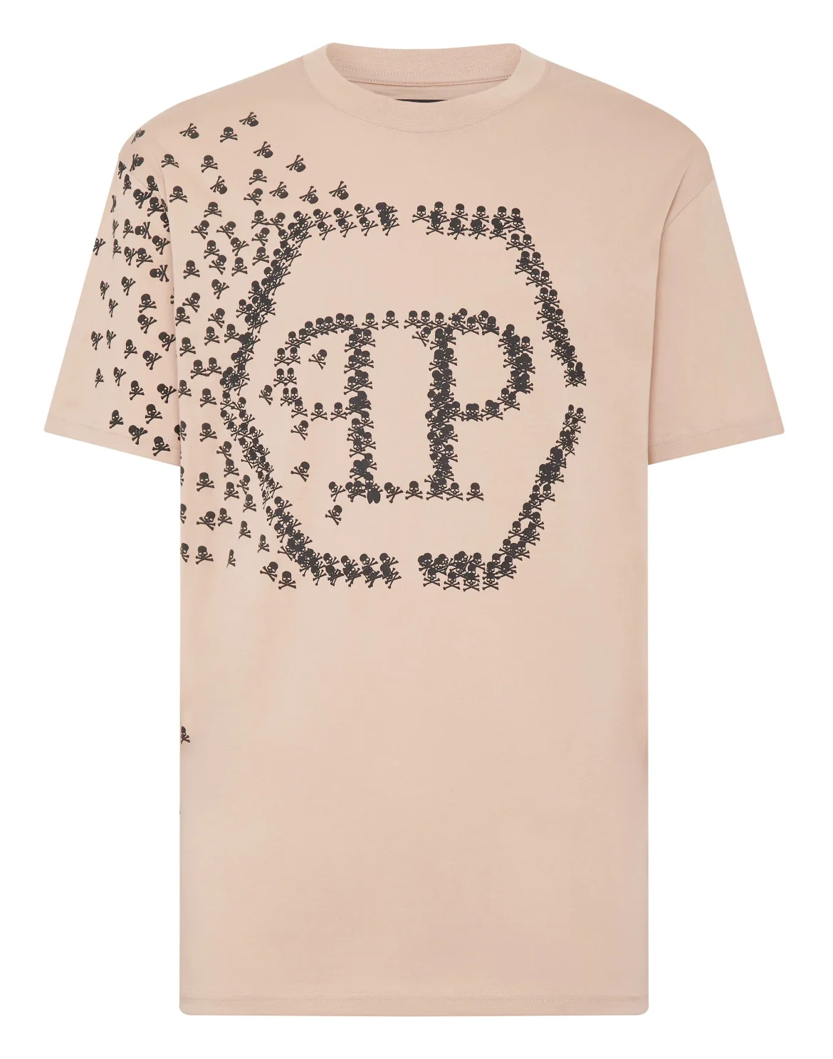 T-shirt Round Neck SS Skull&Bones, цвет: Бежевый