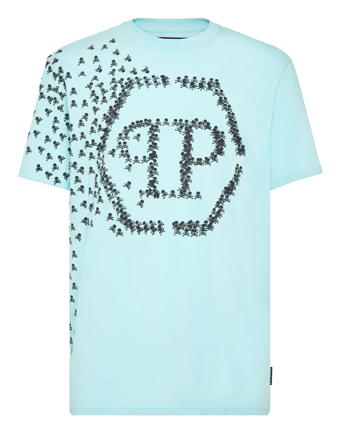 T-shirt Round Neck SS Skull&Bones, цвет: Голубой