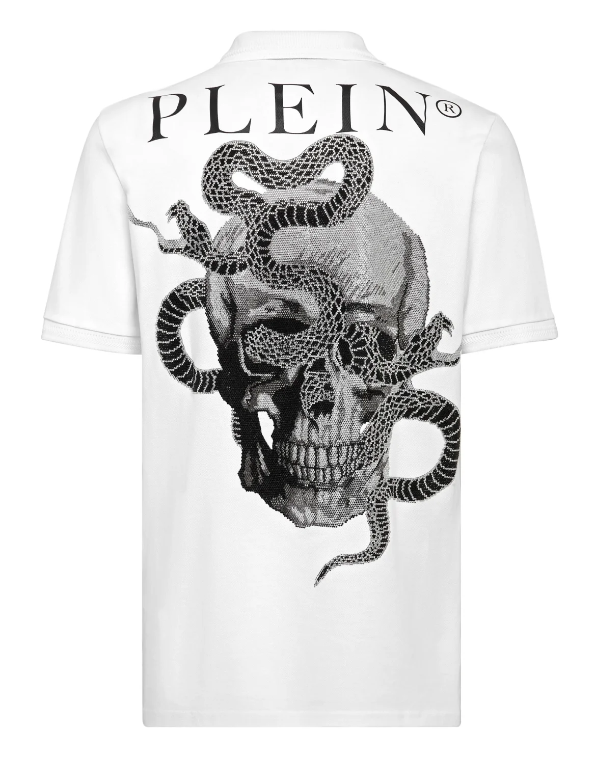 Slim Fit Polo shirt SS Snake, цвет: Белый