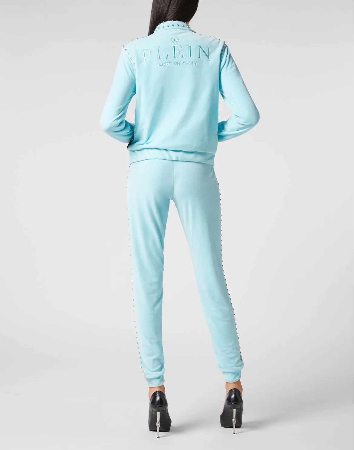 TRACKSUIT: ZIP-UP JACKET + JOGGING PANTS STONES, цвет: Голубой