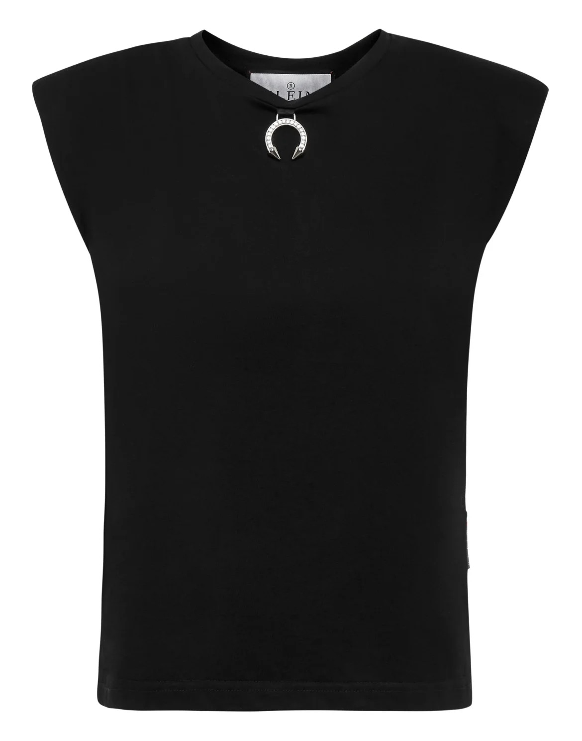 Shoulder Pads Tank Top Basic, цвет: Черный