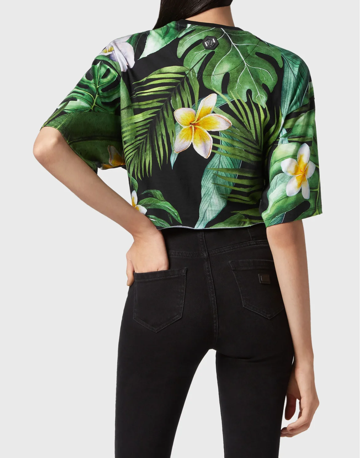 Cropped T-shirt Hawaii, цвет: Зеленый